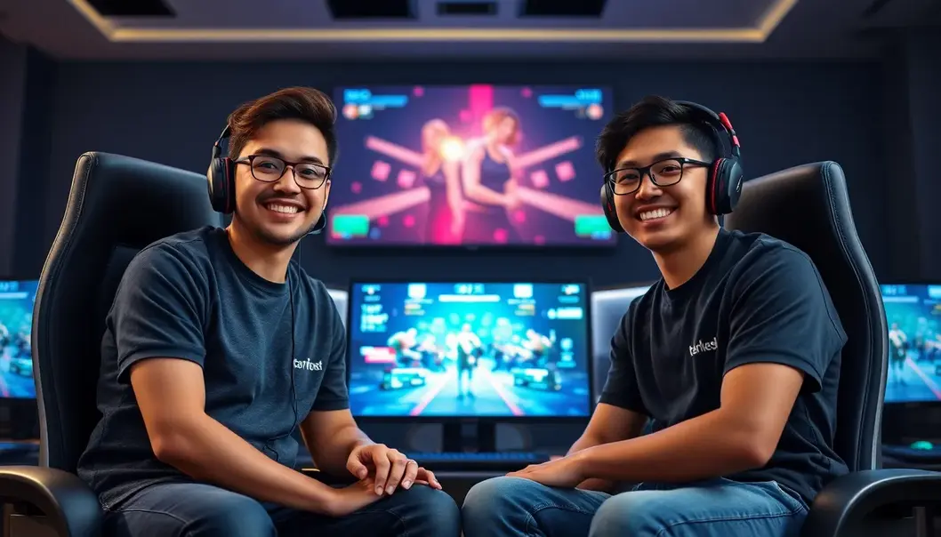 A digital battleground where dynamics of love and competition shine.