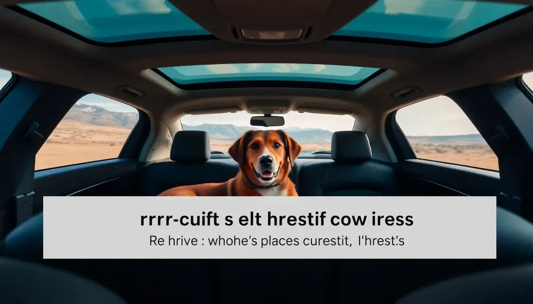 Spacious interiors allowing pets to enjoy road trips comfortably.